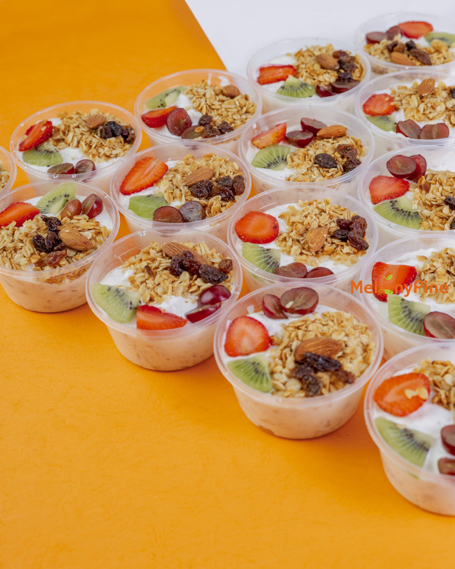 15 Bowls Of 150ml Exotic Berry Parfait