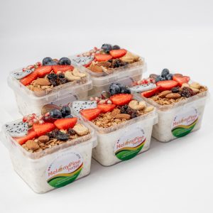 5 Bowls Of 330ml Tropical Deluxe Parfait